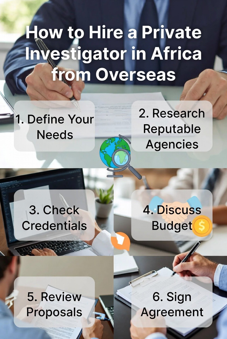 How to Hire a Private Investigator in Africa from Overseas (Step-by-Step Guide)